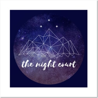 The night court w/ text Posters and Art